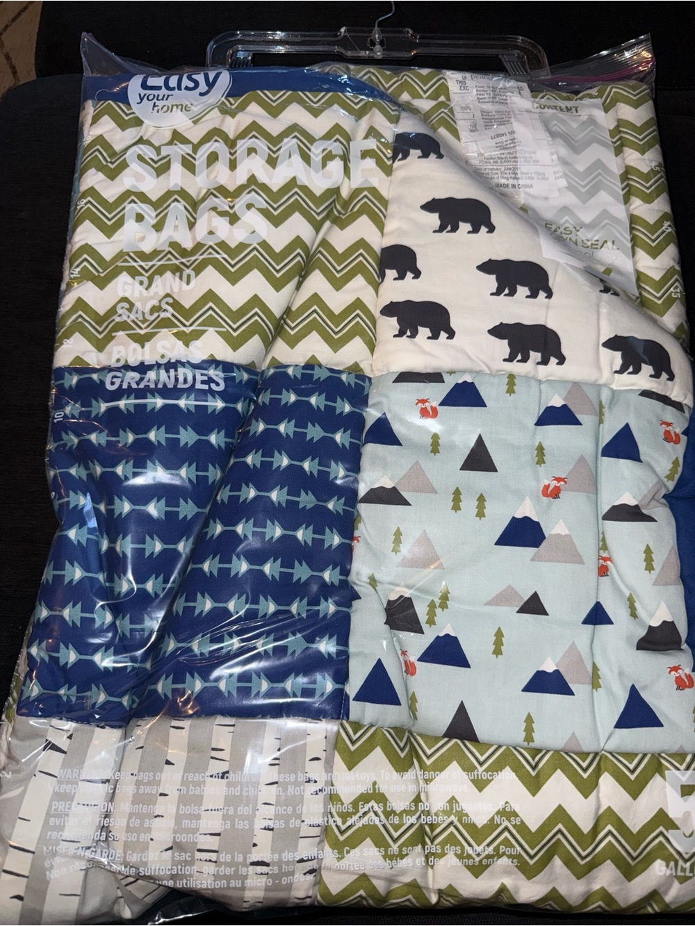 Woodland nursery blanket